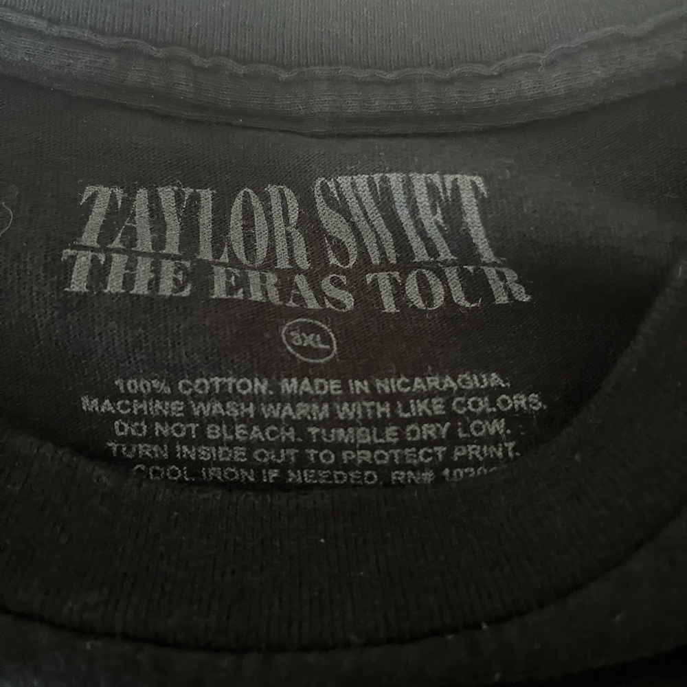 taylor swift the eras tour official merch tshirt size 3xl - Picture 3 of 6